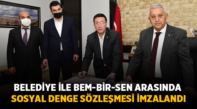 Afyonkarahisar Belediyesi Bem-Bir-Sen ile sözleşme imzaladı! 