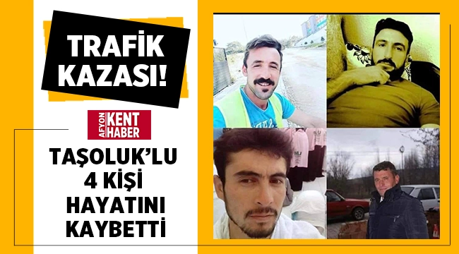 Antalya–Burdur yolunda kaza ! Afyonlu 4 kişi hayatını kaybetti