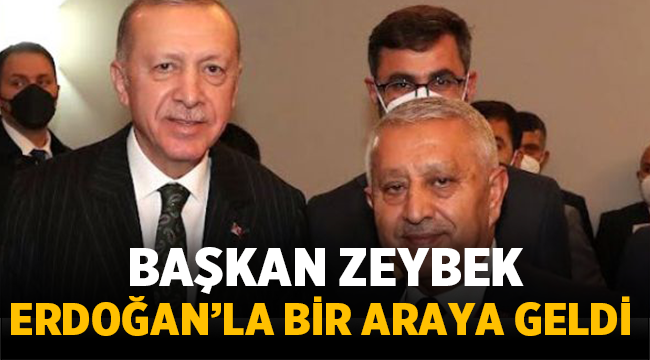 Başkan Zeybek, Cumhurbaşkanı Erdoğan ile bir araya geldi