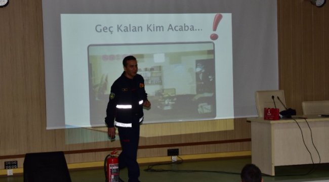 Malatya'da yurttaşların afetlerde yapması gerekenler anlatıldı