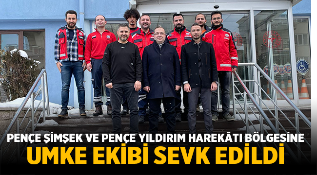 7 kişilik UMKE Ekibi Afyonkarahisar'dan yola çıktı! 