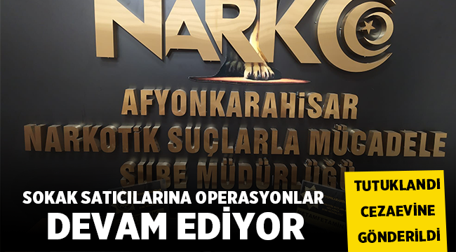 Afyon Polisinden sokak satıcılarına geçit yok!