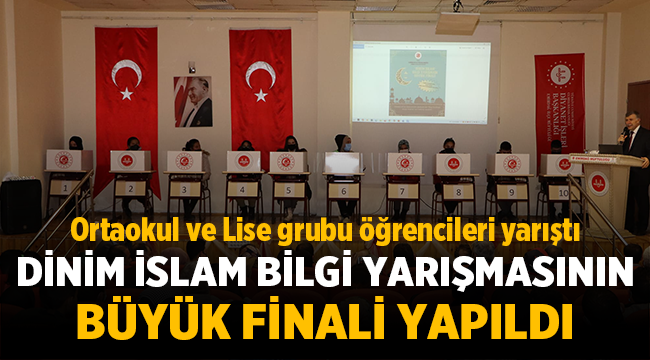 Emirdağ'da Dinim İslam Bilgi Yarışmasının Büyük Finali Yapıldı