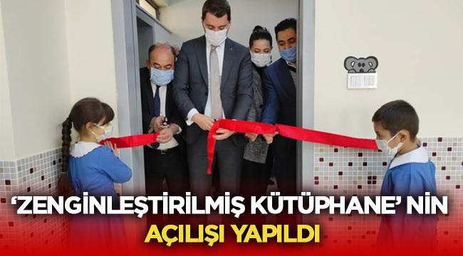 İhsaniye'de 'Zenginleştirilmiş Kütüphane' nin açılışı yapıldı