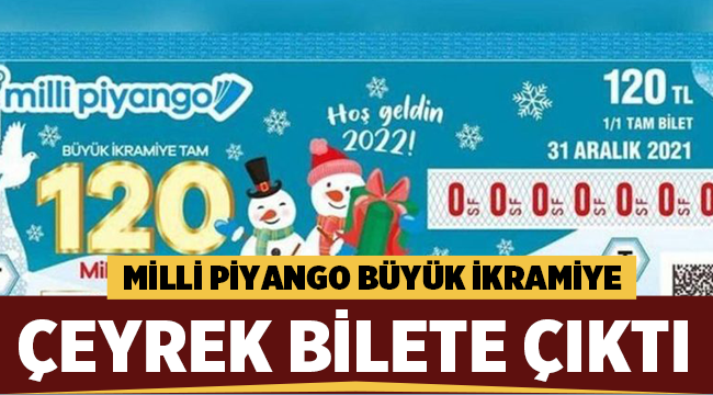 Milli Piyango yılbaşı çekilişinde büyük ikramiye Ege'ye çıktı! 