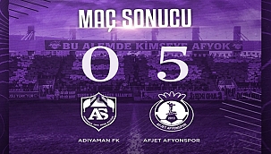 Afjet Afyonspor, Adıyamanspor ağlarına 5 gol gönderdi! 