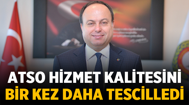 Afyon Ticaret Odasının Hizmet Kalitesi bir kez daha tescillendi! 