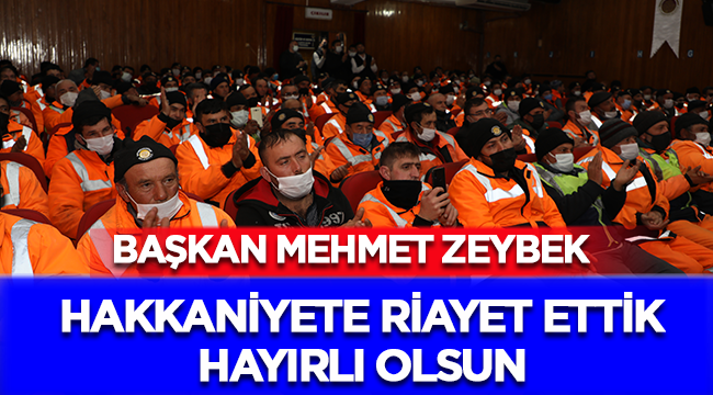 Afyonkarahisar Belediyesinden İşçileri sevindiren sözleşme! 
