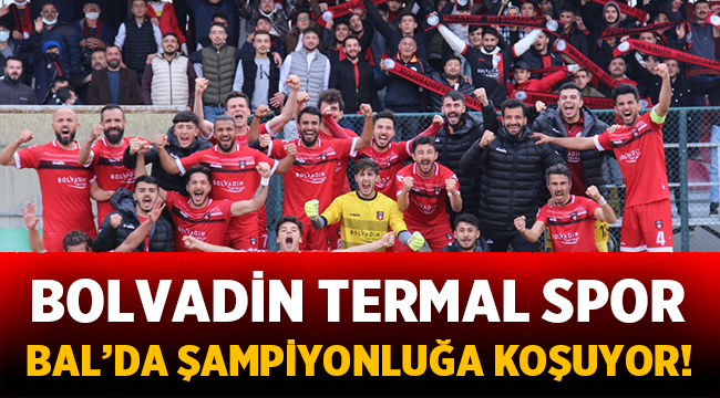 Bolvadin Termal Spor Bölgesel Amatör Lig'de şampiyonluğa koşuyor