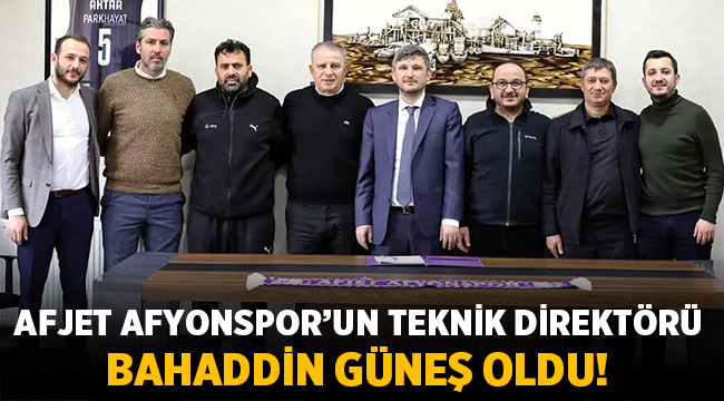 Son Dakika: Afjet Afyonspor'un yeni teknik direktörü belli oldu!