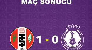 Afjet Afyonspor, Turgutluspor'a 1-0 mağlup oldu!