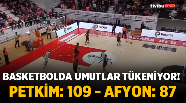 Afyon Belediyespor kümede kalma mücadelesinde ağır yara aldı! 
