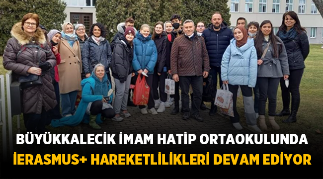 Afyonda bu okulda ERASMUS+ Hareketlilikleri Devam Ediyor