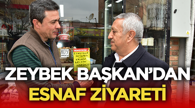 Afyonkarahisar Belediye Başkanı esnaflarla buluşmaya devam ediyor