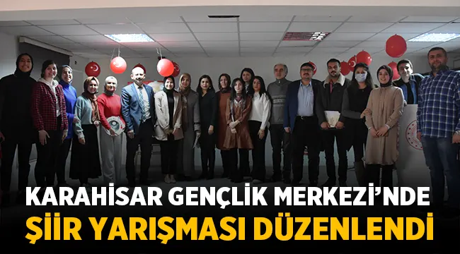 Afyonkarahisar'da Şiir Yarışması Düzenlendi