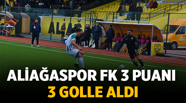 Aliağaspor FK, Salihli Belediyespor'u 3-0 mağlup etti