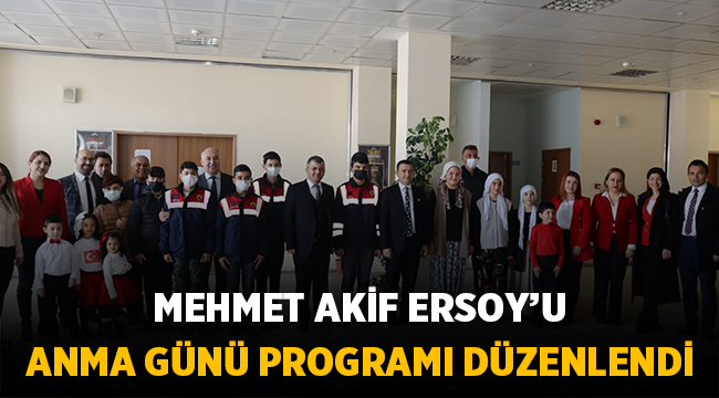 Emirdağ'da Mehmet Akif Ersoy anıldı