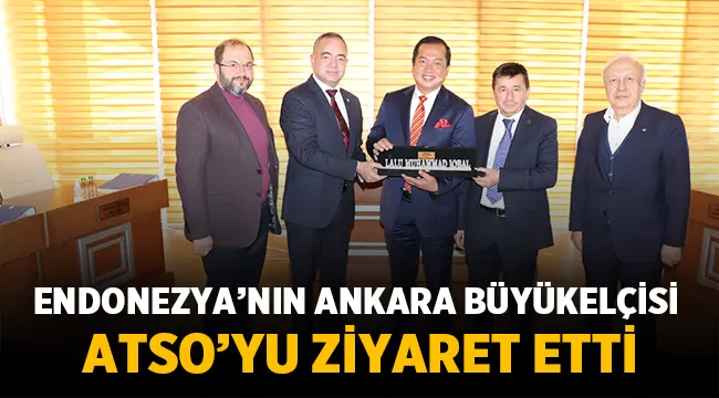 Endonezya Ankara Büyükelçisi, Afyon Ticaret ve Sanayi Odası’nı ziyaret etti