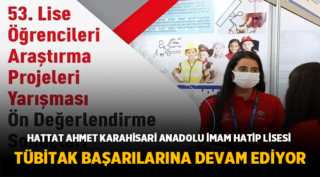 Hattat Ahmet Karahisari Anadolu İmam Hatip Lisesi başarılarına devam ediyor!