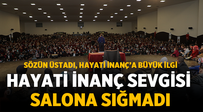 Hayati İnanç, Afyonkarahisarlılarla buluştu