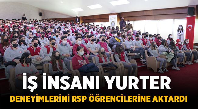 İş insanı Melih Yurter deneyimlerini anlattı! 