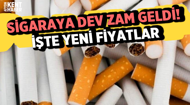Sigaraya zam geldi! işte yeni fiyatlar!