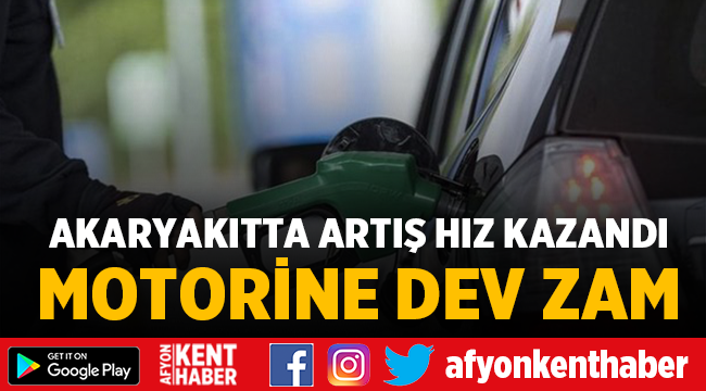 Zamlar hızlandı: Motorine dev zam!