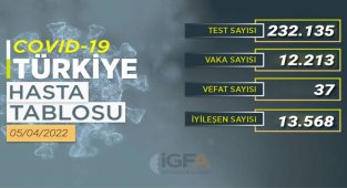 Kısıtlamaların Kalkmasıyla Türkiye'de COVID-19 Test Sayısında Azalma