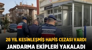 Afyon'da 28 yıl kesinleşmiş cezası bulunan şahıs yakalandı! 