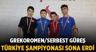 Afyon'da düzenlenen Serbest Güreş Türkiye Şampiyonası Sona Erdi