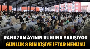 Afyon'da iftar menüleri günlük 8 bin kişiye ulaşıyor