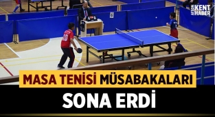 Afyon'da Masa Tenisi Müsabakaları tamamlandı