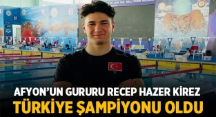 Afyon’u gururlandırdı: Recep Hazer Kirez Türkiye Şampiyonu oldu