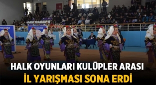 Afyonkarahisar'da Halk oyunları il yarışması sona erdi