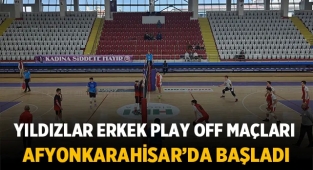 Afyonkarahisar'da Yıldızlar Erkek Play Off Maçları Başladı