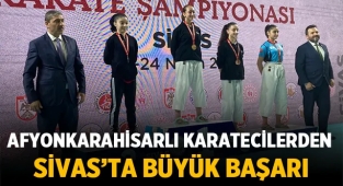 Afyonkarahisar'dan 3 Karateci Türkiye Şampiyonasına katılmaya hak kazandı