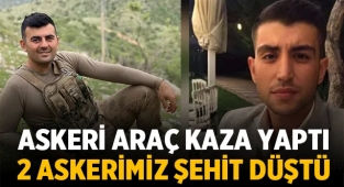 Askeri Araç Kaza Yaptı: 2 Askerimiz Şehit Düştü