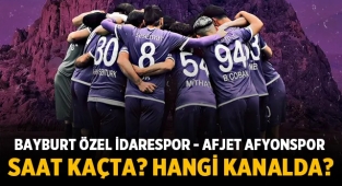 Bayburt Özel İdarespor - Afjet Afyonspor maçı hangi kanalda, saat kaçta?