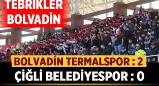 Bölgesel Amatör Lig Play-Off: Bolvadin Termalspor : 2-0 Çiğli Belediyespor! 