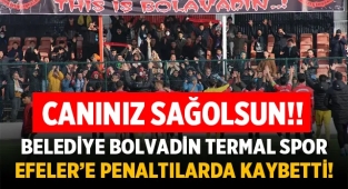Bolvadin Termalspor penaltılarda kaybetti! Efeler 09 SFK 3.Lig'e yükseldi