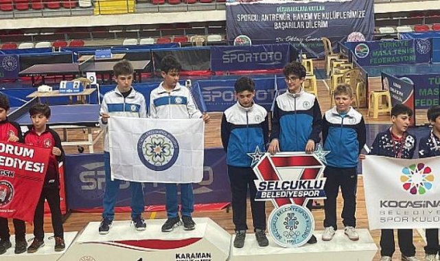 Büyükşehir Masa Tenisi Takımı Türkiye Şampiyonu Oldu