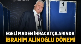 Ege Maden İhracatçıları Birliği Başkanlığı'na İbrahim Alimoğlu seçildi