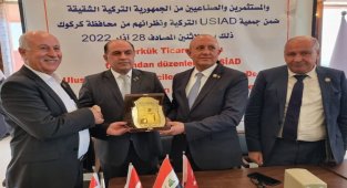 Kerkük'te USİAD heyetine coşkulu karşılama 