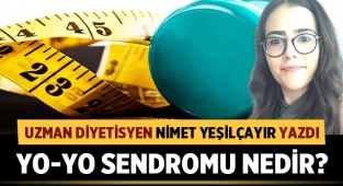 Uzman Diyetisyen Nimet Yeşilçayır yazdı: Yo-Yo sendromu nedir?