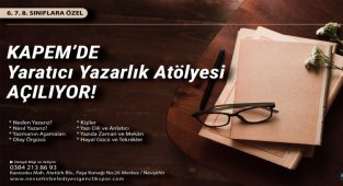 "Yaratıcı Yazarlık Atölyesi" için kayıtlar başladı 