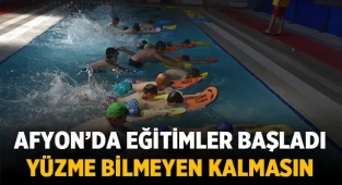 Yüzme Bilmeyen Kalmasın: Afyon'da Eğitimler Başladı