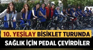 Afyon'da pedallar sağlık için çevrildi
