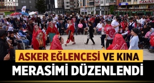 Afyonkarahisar'da özel bireylere asker eğlencesi ve kına merasimi düzenlendi