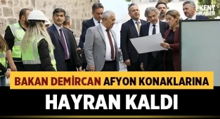 Ahmet Misbah Demircan, Tarihi Afyon sokaklarını gezdi