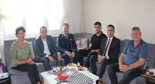 Başkan Kayalar'dan şehit ailelerine anlamlı ziyaret